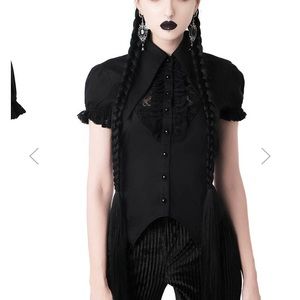 Killstar Devil’s Claw Shirt L NWT